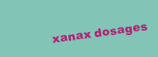 XANAX DOSAGES